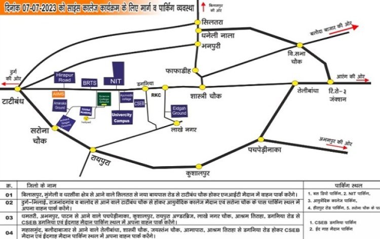 पीएम नरेंद्र मोदी कल आ रहे हैं छत्तीसगढ़, सुबह 5 बजे से आवागमन रहेगा बंद