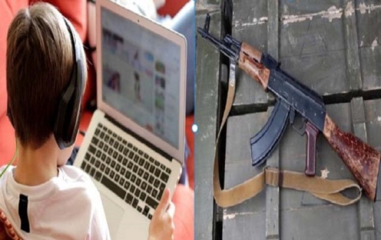 8 साल के बच्चे ने ऑनलाइन मंगवा ली AK-47 राइफल