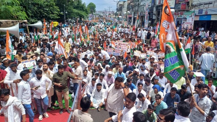 Protest : आज फिर से कांग्रेस का बड़ा प्रदर्शन, सीएम हाउस का करेंगे घेराव..