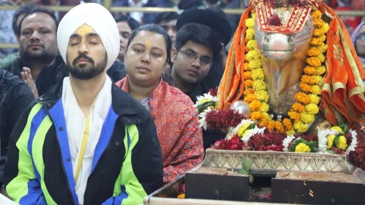 महाकालेश्वर मंदिर पहुंचे Diljit Dosanjh, भस्म आरती में हुए शामिल..