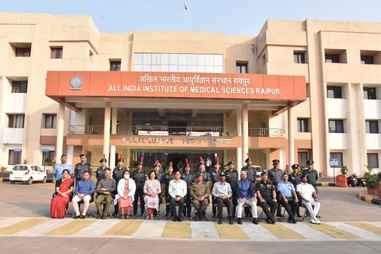 AIIMS रायपुर के छात्रों का 3 सीजी एयर एनसीसी में ऐतिहासिक प्रवेश..